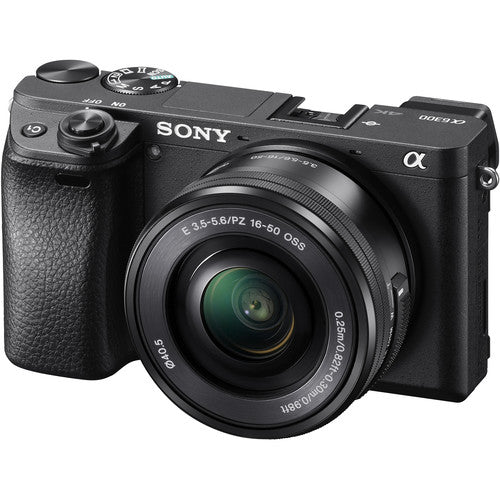 Sony Alpha a6300 Mirrorless Digital Camera with 16-50mm Lens Black - Open Box