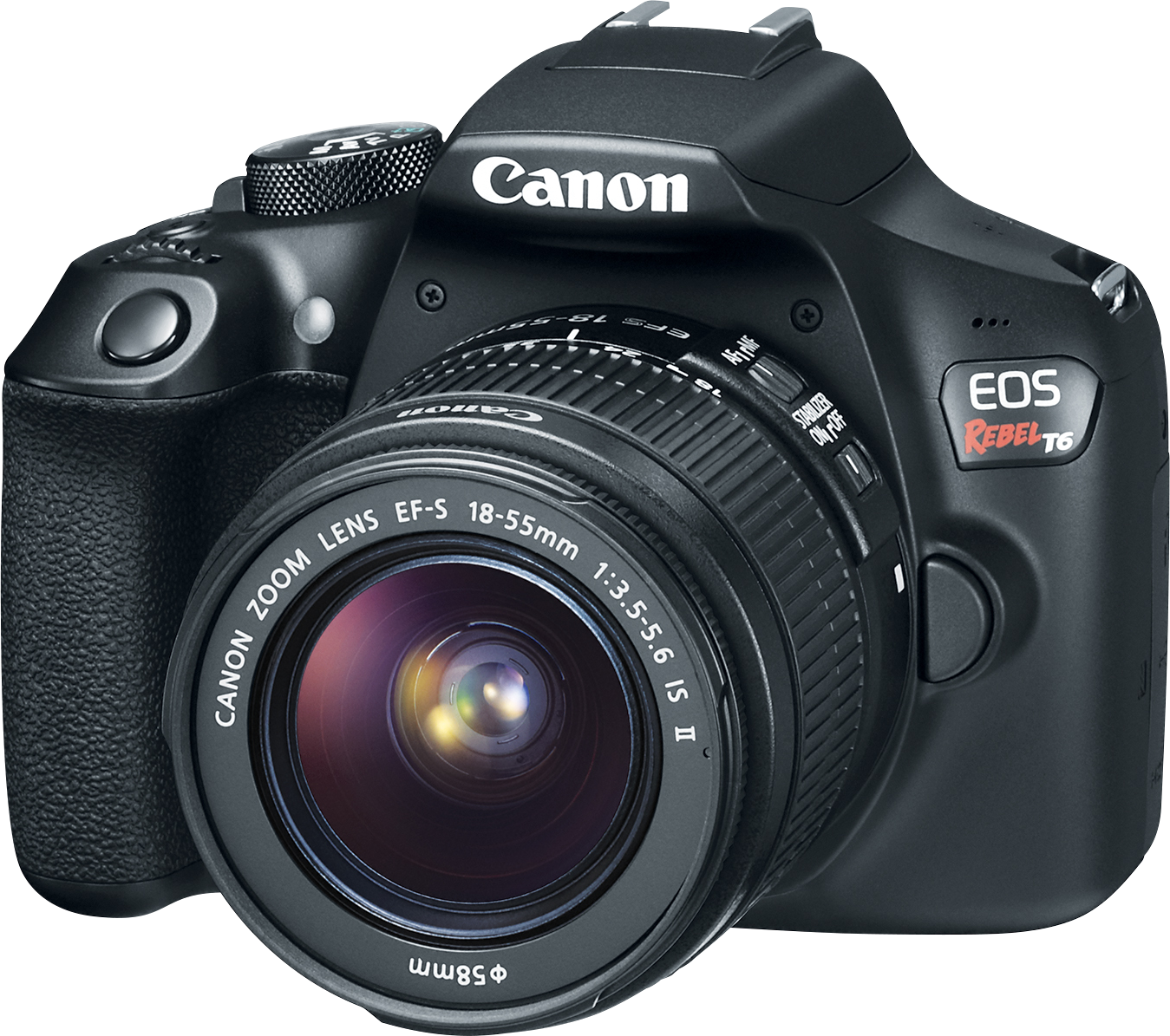 Canon EOS Rebel T6 DSLR Camera with 18-55mm Lens