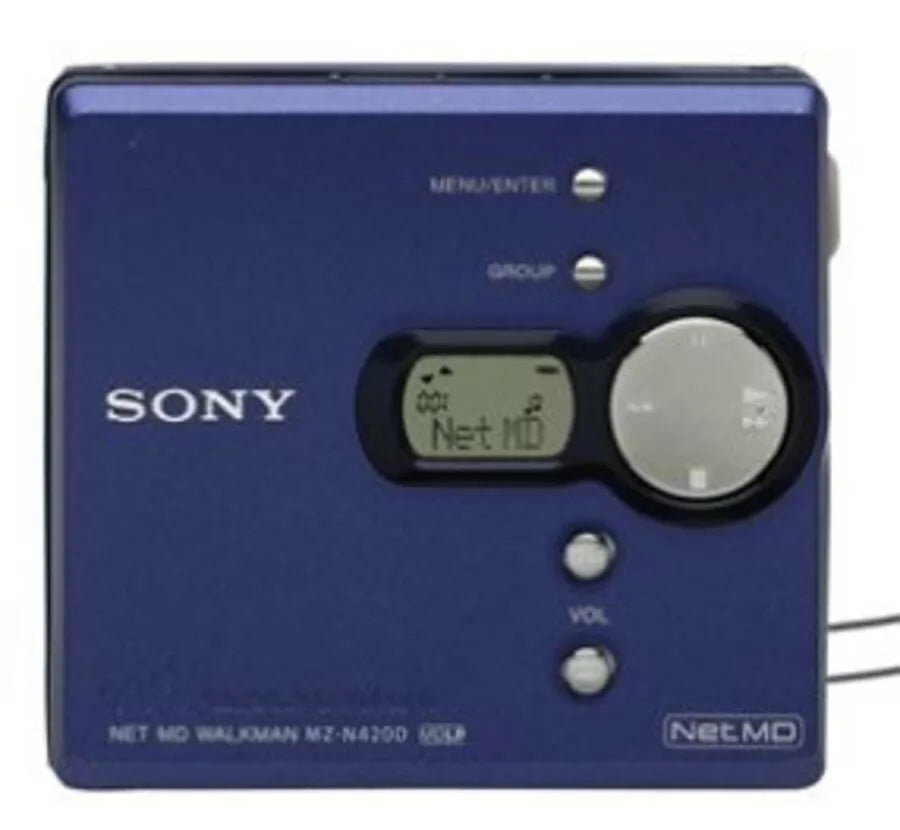 Sony MZ-N420D Net MD Walkman Blue - Open Box