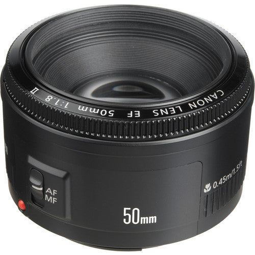 Canon EF 50mm f/1.8 II Lens - Excellent Used Conditon