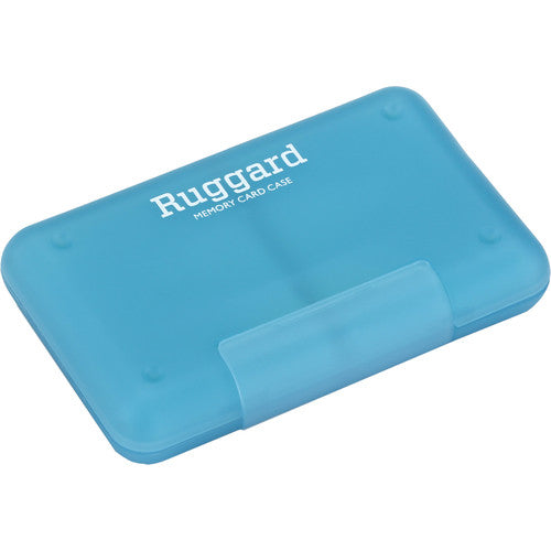 Ruggard Memory Card Case for 8 SD Cards (Light Blue)