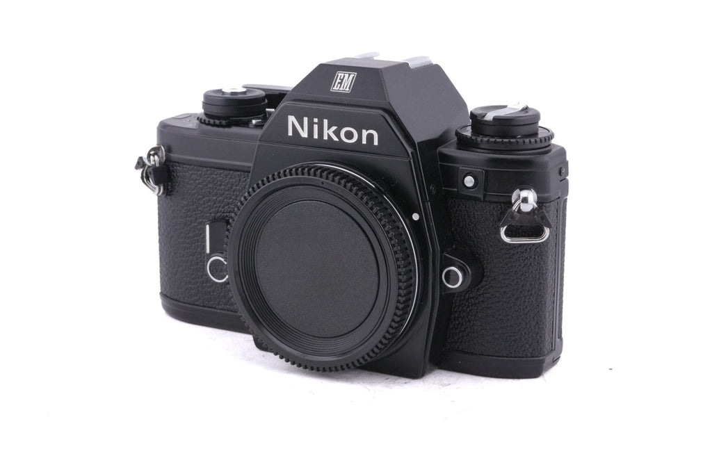 Vintage Nikon EM 35mm SLR Film Camera Body Only - Ultra-Compact Analog Classic - Preowned