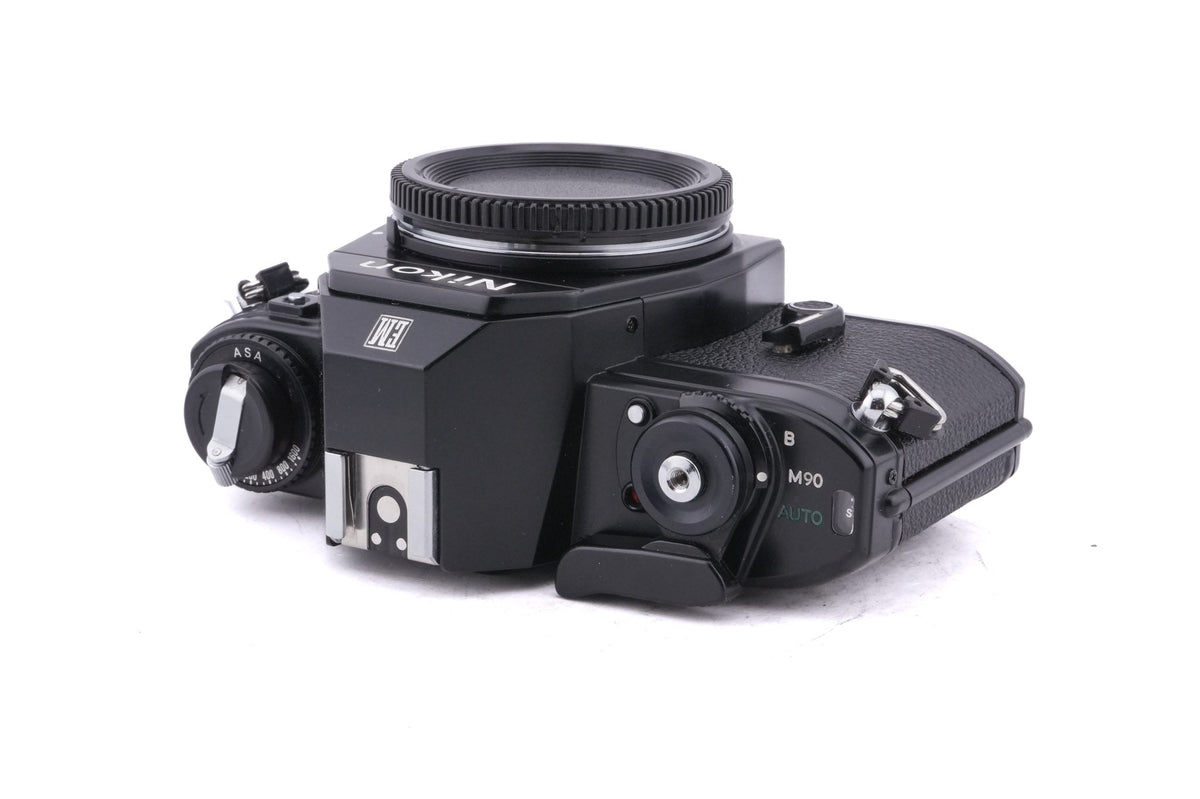 Vintage Nikon EM 35mm SLR Film Camera Body Only - Ultra-Compact Analog Classic - Preowned