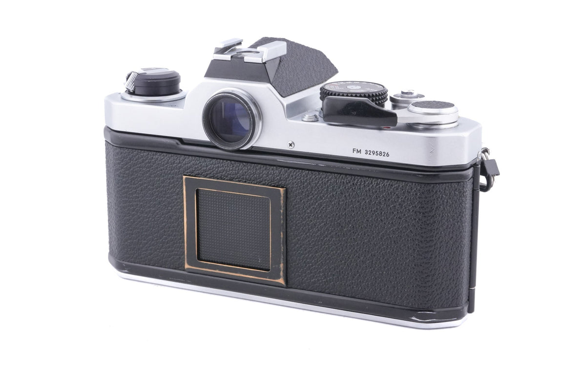 Nikon FM SLR 35mm Film Camera Body Chrome - Pre Owend