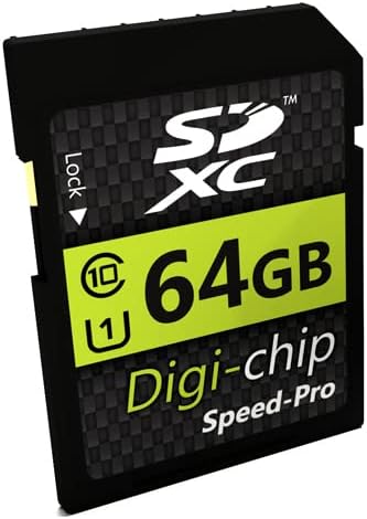 Digi-Chip 64GB SDXC Class 10 Memory Card