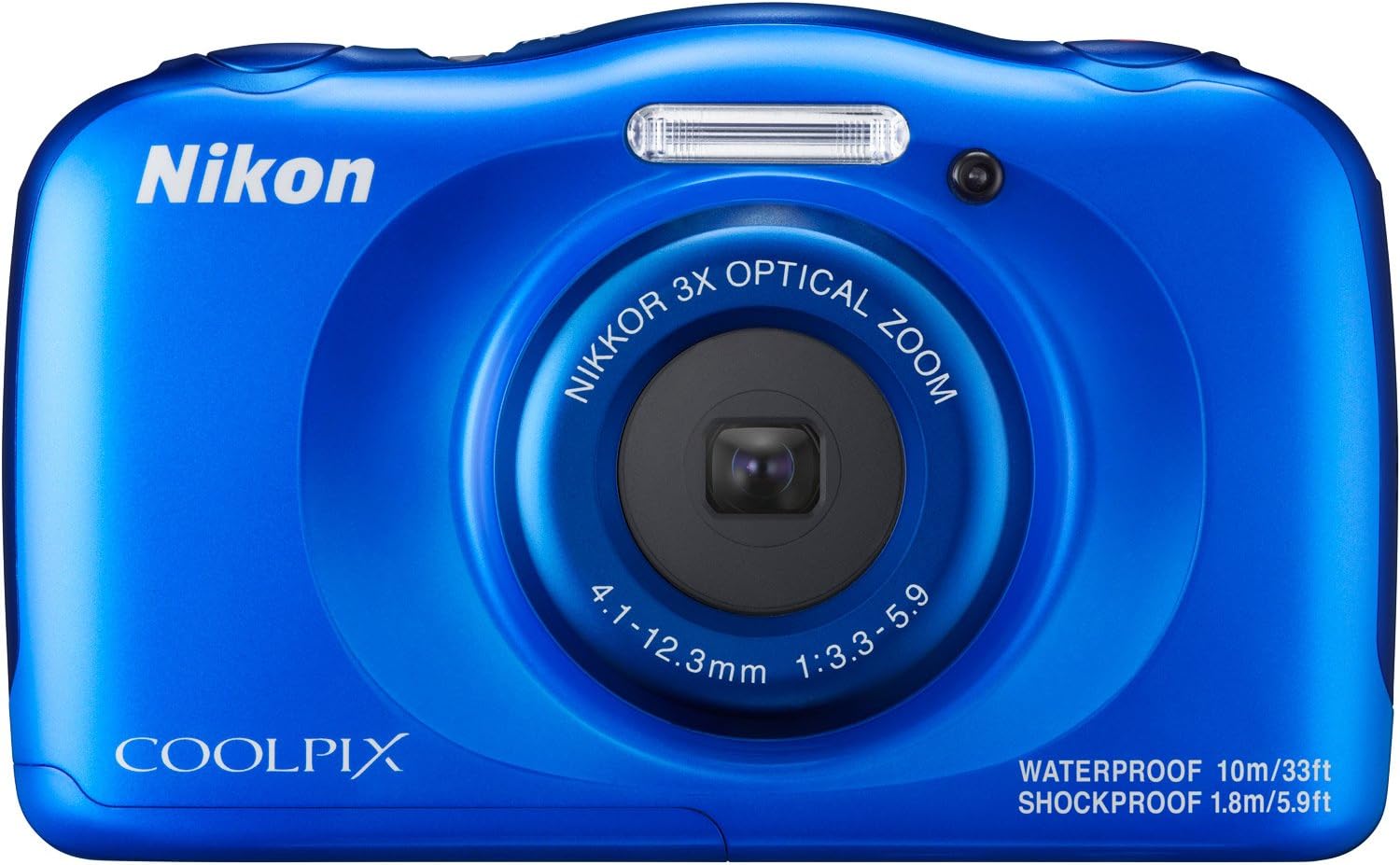 Nikon COOLPIX W100 Digital Camera - Blue