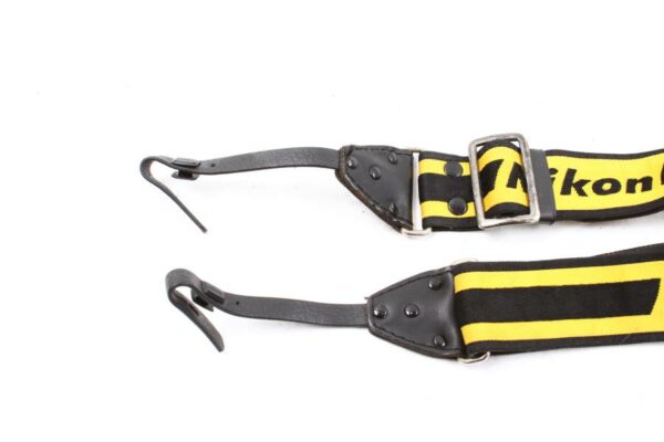 Nikon Vintage Camera Shoulder Strap Yellow/Black - Used