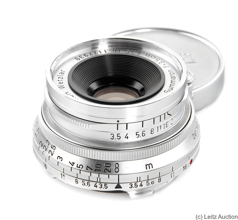 Leica Leitz Summaron M Nount 3.5 cm (35mm) f/3.5 Lens - Used