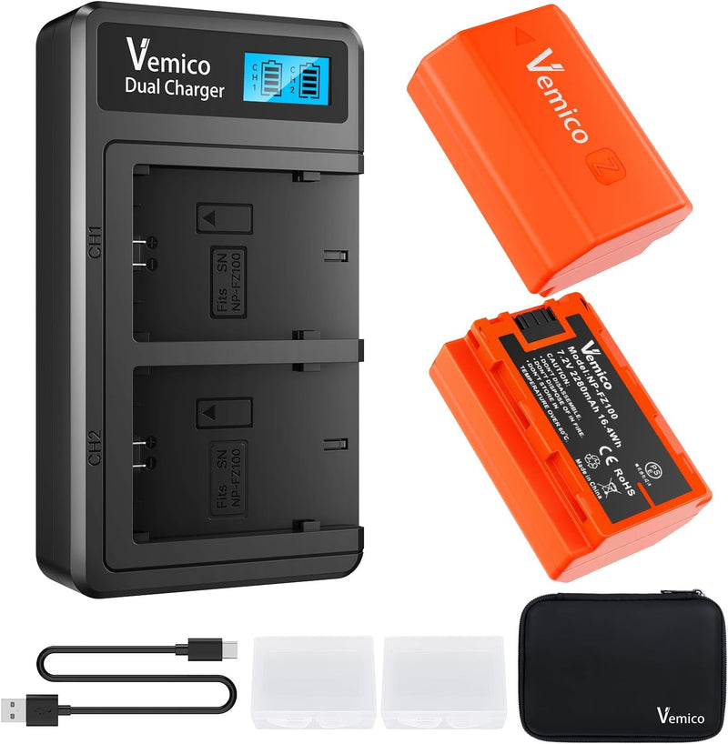 Vemico NP-FZ100 Battery Charger Set - Used