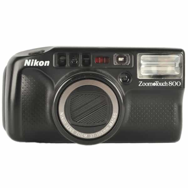 Nikon Zoom Touch 800 Film 35mm Camera 37-105 World Time Back