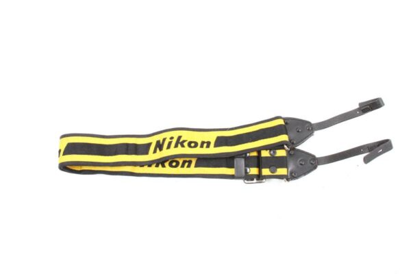 Nikon Vintage Camera Shoulder Strap Yellow/Black - Used