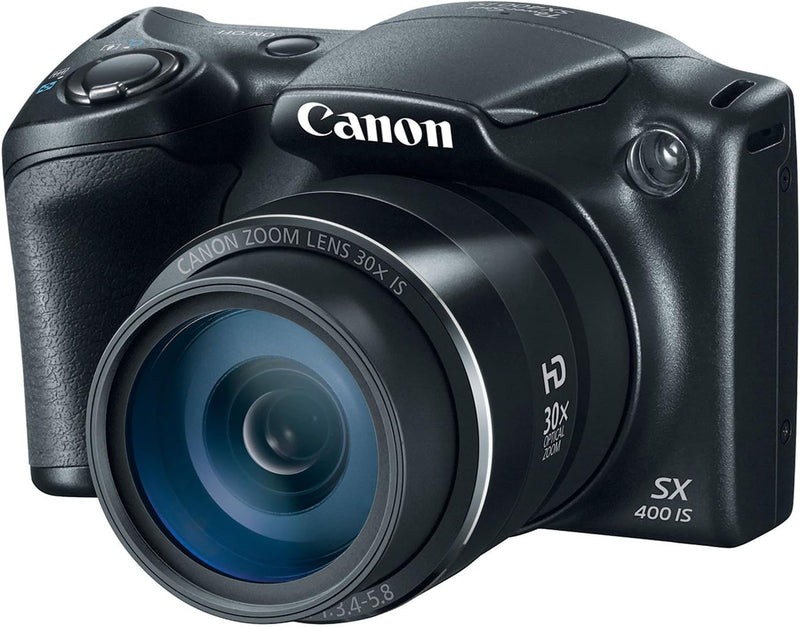 Canon PowerShot SX400 IS Digital Camera - Black