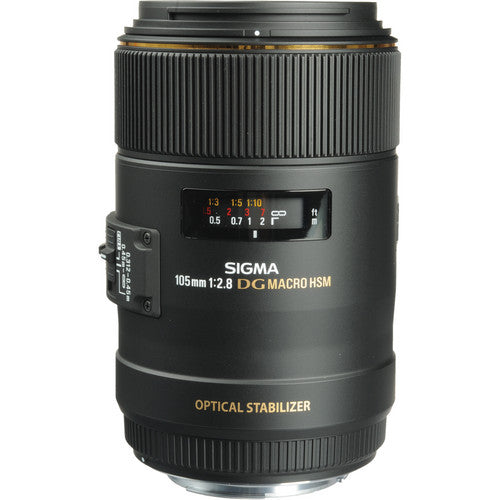 Sigma 105mm f/2.8 EX DG OS HSM Macro Lens for Canon EF