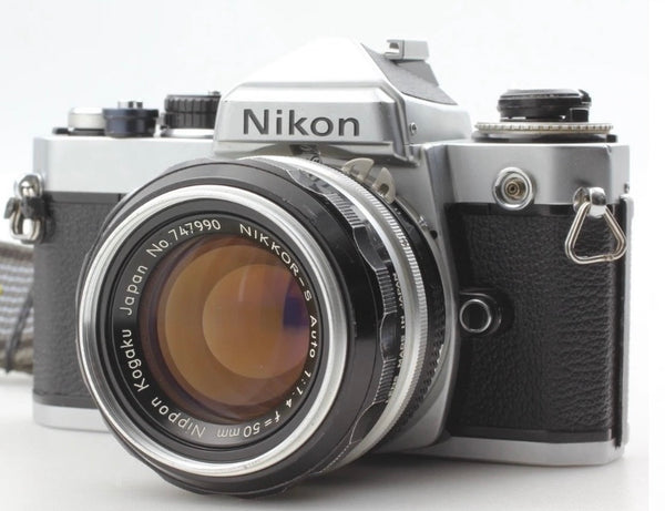 Vintage Nikon FE 35mm Film Camera with Nikkor 50mm f/1.4 Pre-AI Lens –  – Used