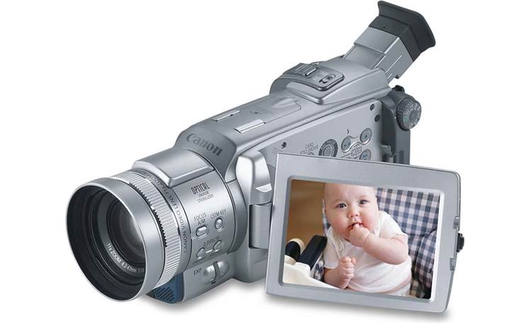 Canon Optura Xi Mini DV digital camcorder - Open