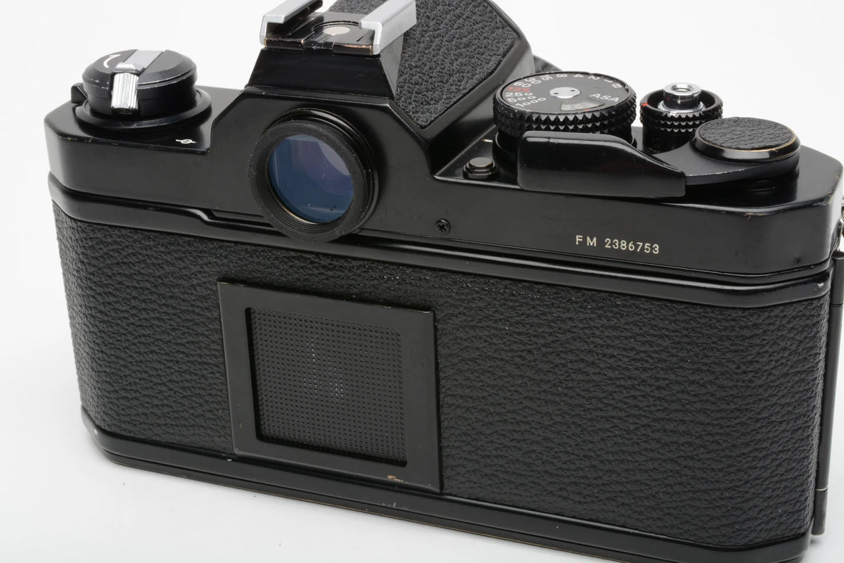 Nikon FM SLR 35mm Film Camera Body Black - Excelent Pre Owend