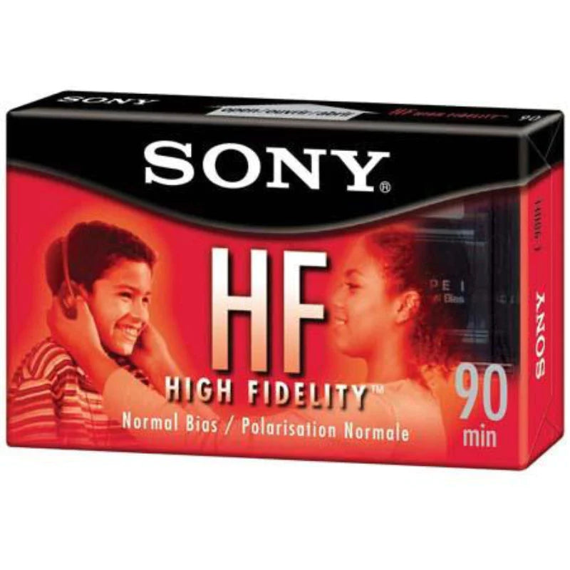 Sony C-90HFL 90 Minute Cassette Tape 5-Pack