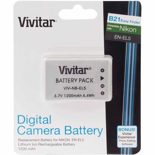 Vivitar VIV-NB-EL5 Replacing Nikon EN-EL5 Battery