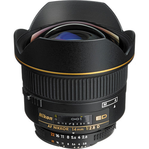 Nikon AF NIKKOR 14mm f/2.8D ED Lens - Pre Owned