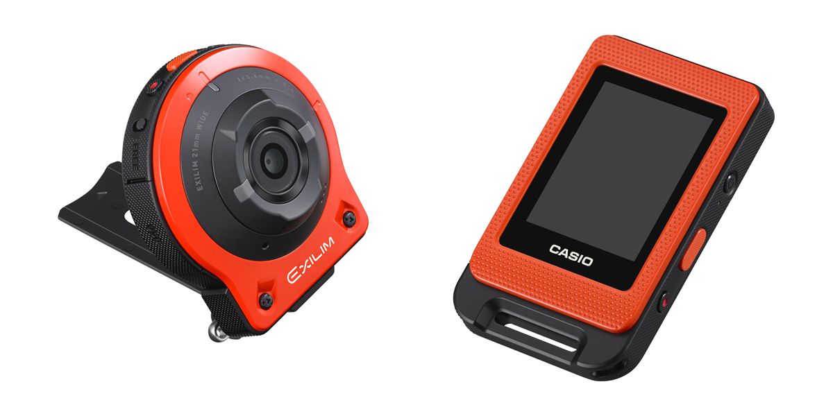 Casio Exilim EX-FR10 Modular Action Camera - Orange