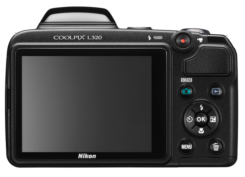 Nikon Coolpix L320 Digital Camera - Black