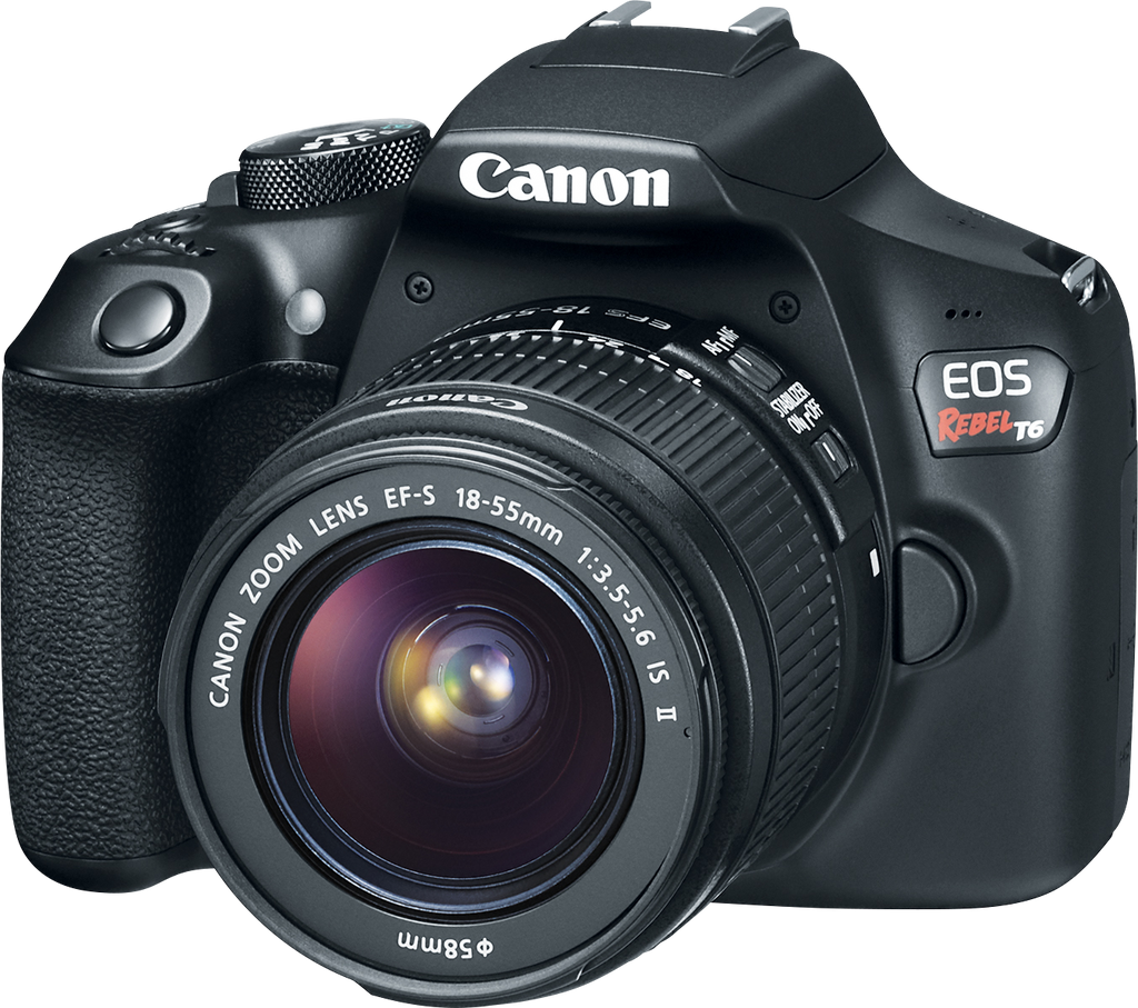 Canon EOS Rebel T6 DSLR Camera with 18-55mm Lens